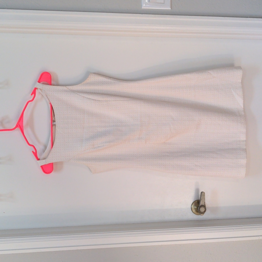 Banana Republic White Printed Boatneck Mini Dress Size 6/8